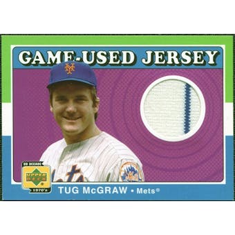 2001 Upper Deck Decade 1970's Game Jersey #JTM Tug McGraw