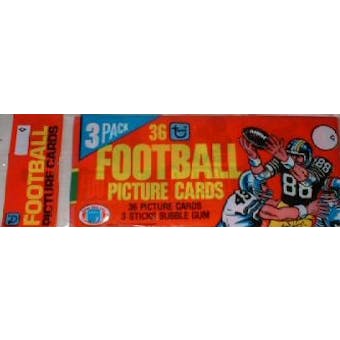 1980 Topps Football Grocery Rack Pack