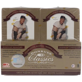 2002 Donruss Classics Baseball Hobby Box