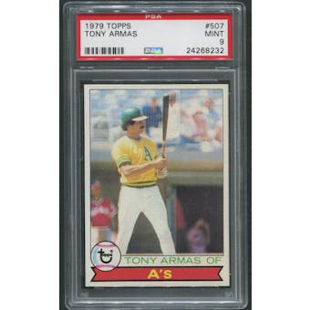 1979 Topps Baseball #507 Tony Armas PSA 9 (MINT)