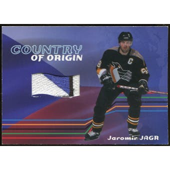 2001/02 BAP Memorabilia Country of Origin #CO24 Jaromir Jagr SP /12 Patch