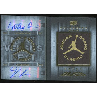 2013/14 UD Black Jordan Brand Classic Dual Autographs #JBC217 Anthony Davis Kyrie Irving 9/10