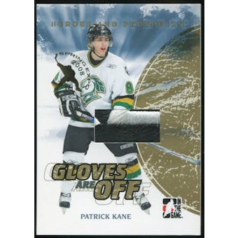 2007/08 ITG Heroes and Prospects Gloves Are Off Gold #GO01 Patrick Kane 1/1 Spring Expo
