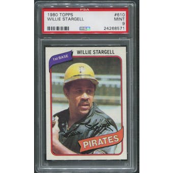 1980 Topps Baseball #610 Willie Stargell PSA 9 (MINT)