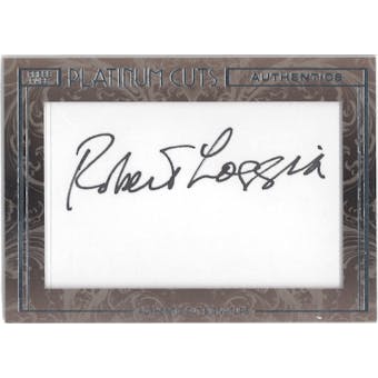 2013 Press Pass Platinum Cuts Signature Robert Loggia Autograph