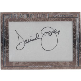 2013 Press Pass Platinum Cuts Signature David "Davy" Jones Autograph