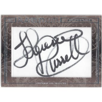 2013 Press Pass Platinum Cuts Signature Theresa Russell Autograph