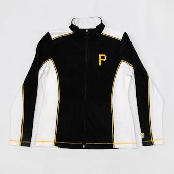 Pittsburgh Pirates Majestic Black Kiss The Batter Full Zip Jacket (Womens S)