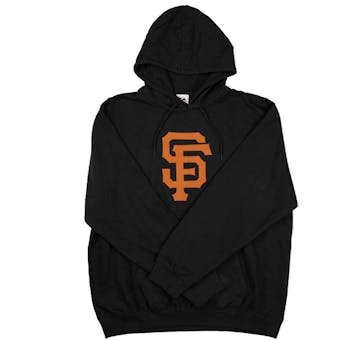 San Francisco Giants Majestic Black Suedetek Fleece Hoodie (Adult S)