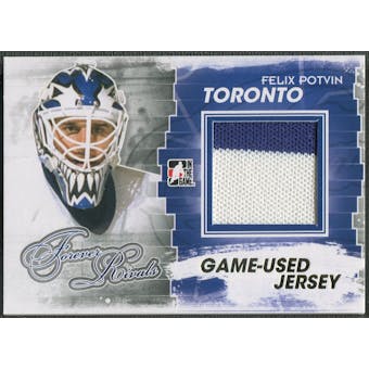 2012/13 ITG Forever Rivals #M15 Felix Potvin Gold Game Used Jersey /10