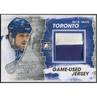 2012/13 ITG Forever Rivals #M24 Rick Vaive Gold Game Used Jersey /10