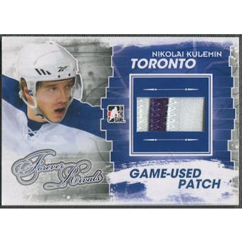 2012/13 ITG Forever Rivals #M08 Nikolai Kulemin Blue Game Used Patch /6