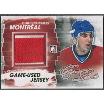 2012/13 ITG Forever Rivals #M28 Chris Chelios Gold Game Used Jersey /10