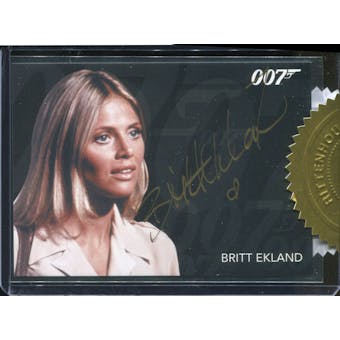 2015 James Bond Archives Case-Incentives #BE Britt Ekland as Mary Goodnight/Silver Signa