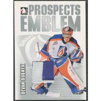 2004/05 ITG Heroes and Prospects #18 Devan Dubnyk Rookie Silver Emblem /30