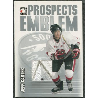 2004/05 ITG Heroes and Prospects #4 Jeff Carter Rookie Silver Emblem /30