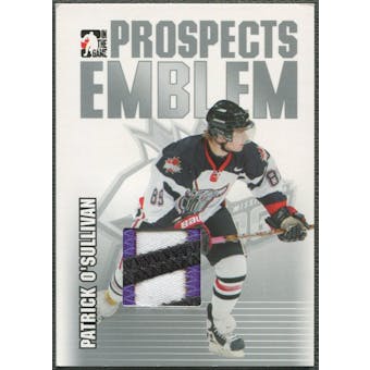 2004/05 ITG Heroes and Prospects #20 Patrick O'Sullivan Rookie Silver Emblem /30
