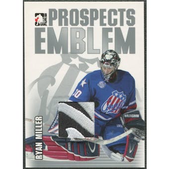 2004/05 ITG Heroes and Prospects #9 Ryan Miller Rookie Silver Emblem /30