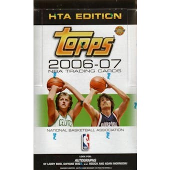 2006/07 Topps Basketball Jumbo Box