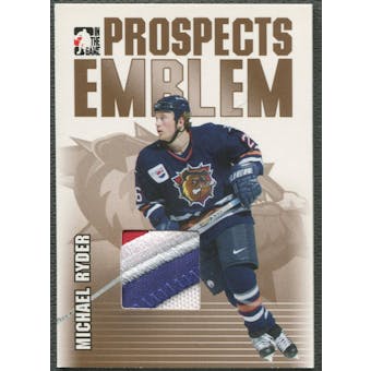 2004/05 ITG Heroes and Prospects #25 Michael Ryder Rookie Gold Emblem /10