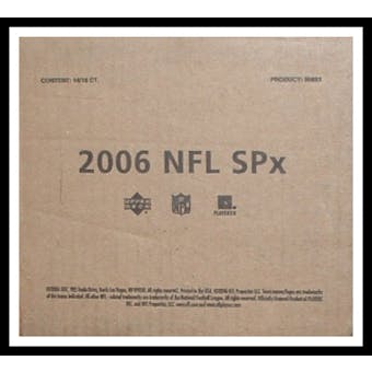 2006 Upper Deck SPx Football Hobby 14-Box Case