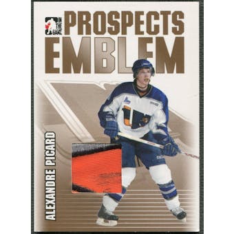 2004/05 ITG Heroes and Prospects #19 Alexandre Picard Rookie Gold Emblem /10