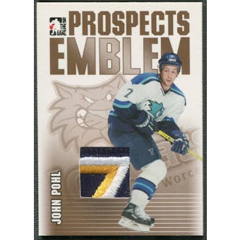 2004/05 ITG Heroes and Prospects #28 John Pohl Rookie Gold Emblem /10