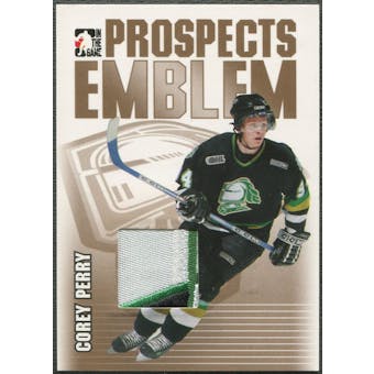 2004/05 ITG Heroes and Prospects #3 Corey Perry Rookie Gold Emblem /10