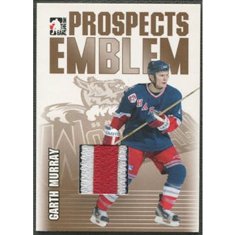 2004/05 ITG Heroes and Prospects #27 Garth Murray Rookie Gold Emblem /10