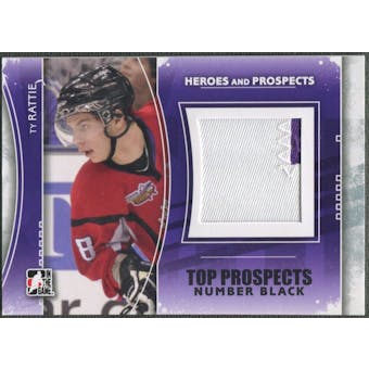 2011/12 ITG Heroes and Prospects #TPM17 Ty Rattie Top Prospects Number Black /6