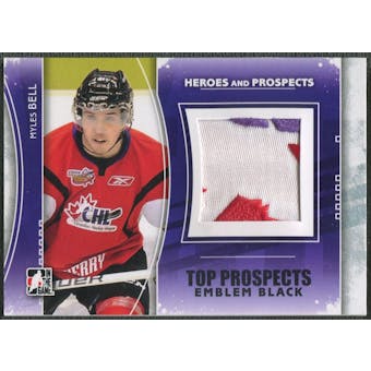 2011/12 ITG Heroes and Prospects #TPM02 Myles Bell Top Prospects Emblem Black /6