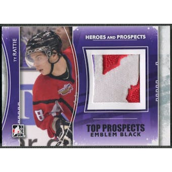 2011/12 ITG Heroes and Prospects #TPM17 Ty Rattie Top Prospects Emblem Black /6