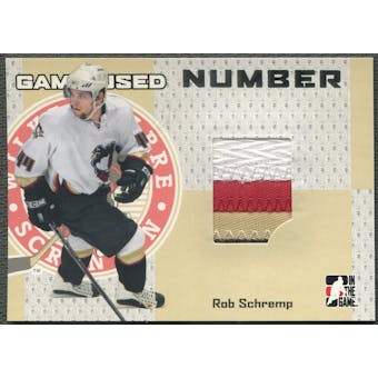2006/07 ITG Heroes and Prospects #GUN72 Rob Schremp Number Silver /30
