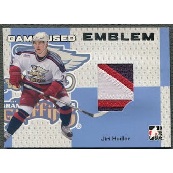 2006/07 ITG Heroes and Prospects #GUE65 Jiri Hudler Emblem Silver /30