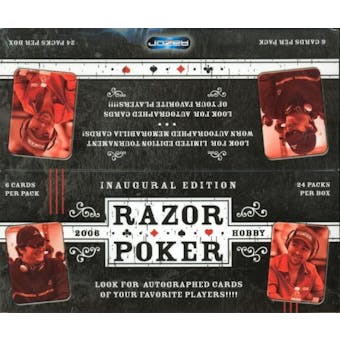 2006 Razor Poker Hobby Box