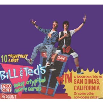 Bill and Ted's Most Atypical Movie Box (1991 Pro Set)