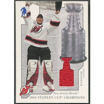2003/04 BAP Memorabilia #SCC1 Martin Brodeur Stanley Cup Champions Jersey /40