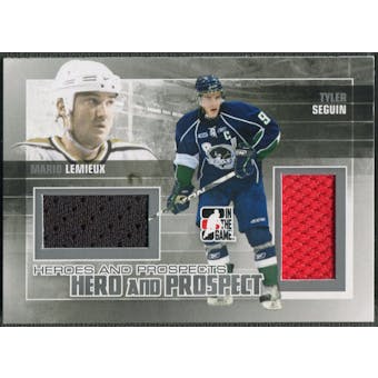 2010/11 ITG Heroes and Prospects #HP02 Tyler Seguin & Mario Lemieux Hero and Prospect Jersey Silver /50
