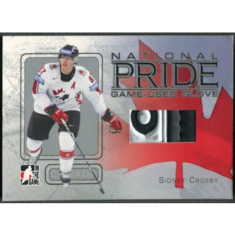 2006/07 ITG Heroes and Prospects #NP02 Sidney Crosby National Pride Glove Logo /80