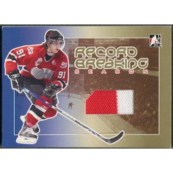 2006/07 ITG Heroes and Prospects #RS01 John Tavares Record Breaking Season Gold Jersey 1/1