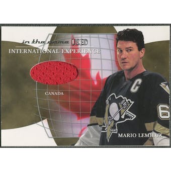 2003/04 ITG Used Signature Series #2 Mario Lemieux International Experience Gold Jersey /10