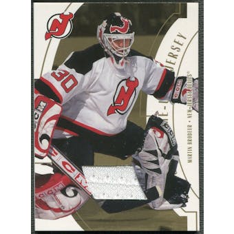 2002/03 ITG Used #FR18 Martin Brodeur Franchise Players Gold Jersey /10