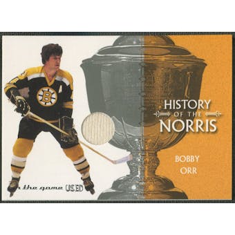 2003/04 ITG Used Signature Series #7 Bobby Orr Norris Trophy Jersey /50