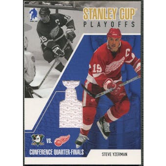 2003/04 BAP Memorabilia #SCP1 Steve Yzerman Stanley Cup Playoffs Jersey /90