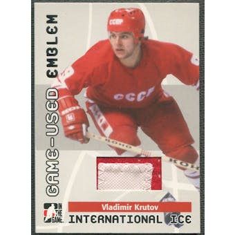 2006/07 ITG International Ice #GUE03 Vladimir Krutov Emblem /10