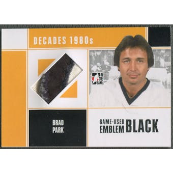 2010/11 ITG Decades 1980s #M64 Brad Park Game Used Emblem Black /3