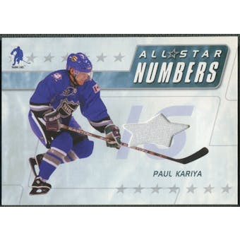 2003/04 BAP Memorabilia #ASN2 Paul Kariya All-Star Numbers Jersey /20