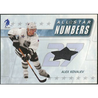 2003/04 BAP Memorabilia #ASN7 Alex Kovalev All-Star Numbers Jersey /20