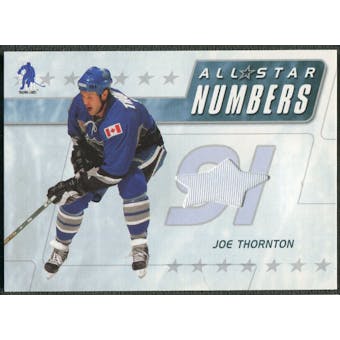 2003/04 BAP Memorabilia #ASN10 Joe Thornton All-Star Numbers Jersey /20