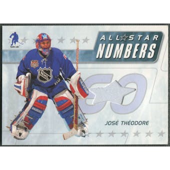 2003/04 BAP Memorabilia #ASN13 Jose Theodore All-Star Numbers Jersey /20